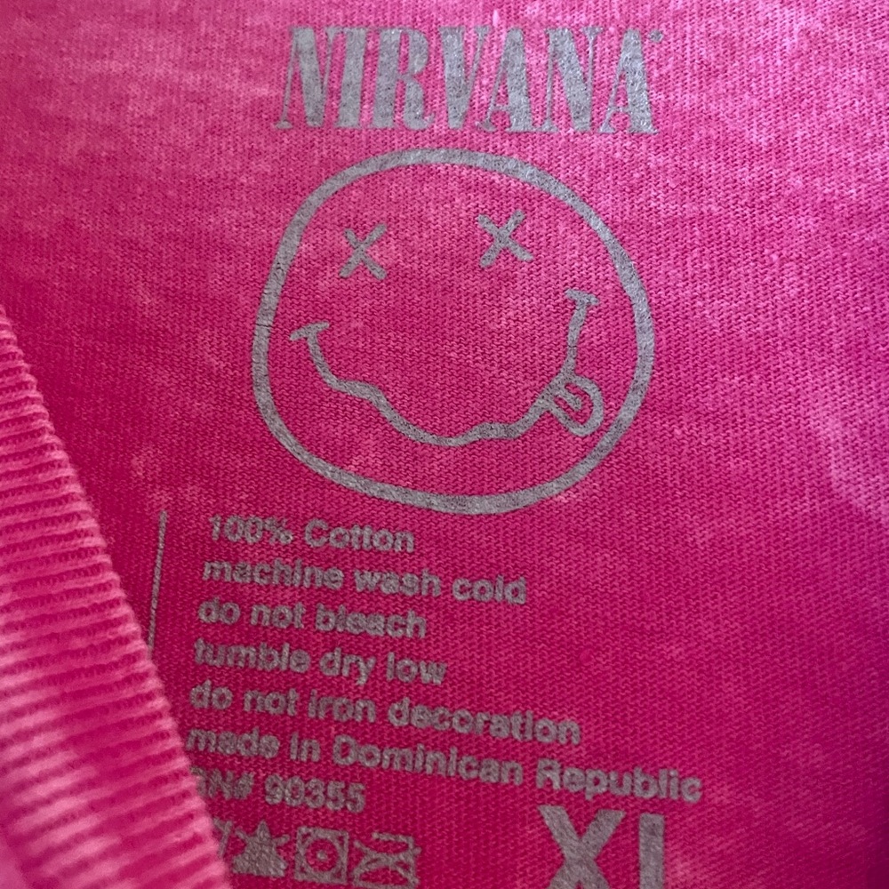 Nirvana acid wash shirt XL - Picture 2 of 2